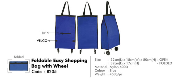 PAGE 25_Foldable Easy Shopping Bag with Wheel B205