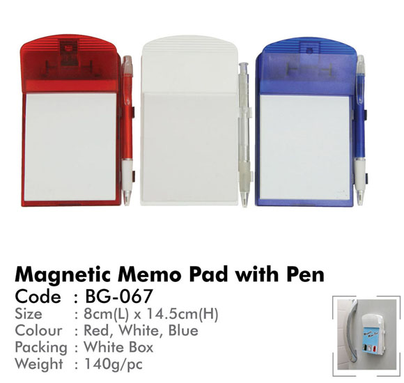 PAGE 45_Magnetic Memo Pad with Pen BG-067
