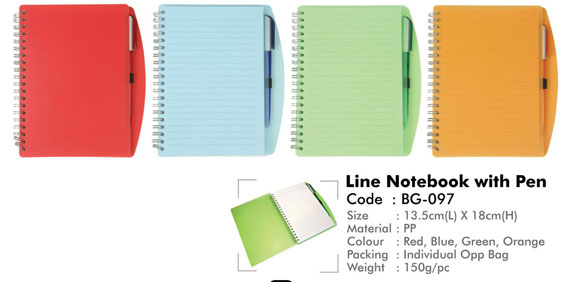 PAGE 46_Line Notepad with Pen BG-097