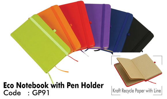 PAGE 57_Eco Notebook with Pen Holder GP91