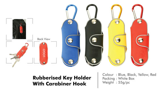 PAGE 73_Rubberised Key Holder with Carabiner Hook
