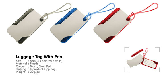 PAGE 77_Luggage Tag with Pen